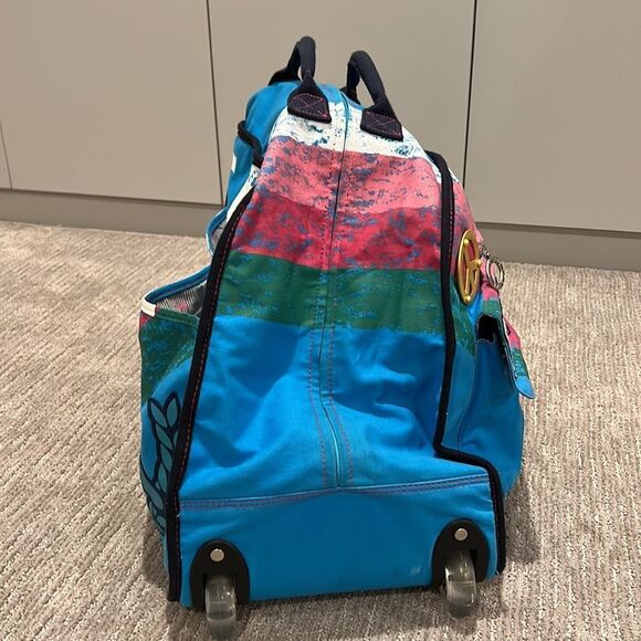 Vintage Pink VS Rolling Carry On Luggage - Picture 3 of 14